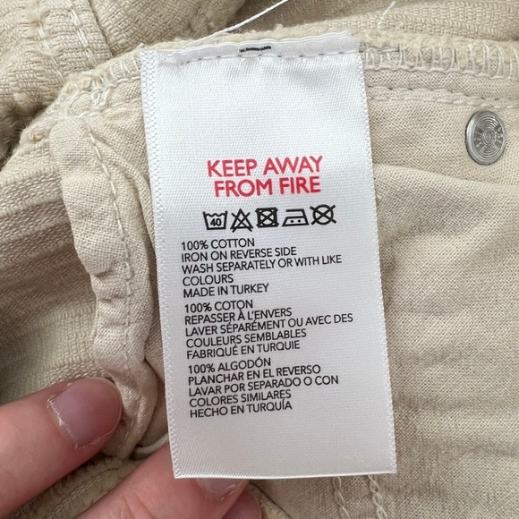 Urban Outfitters BDG Women W25 Modern Boyfriend Corduroy Pant Cream Relaxed Fit - Picture 7 of 8